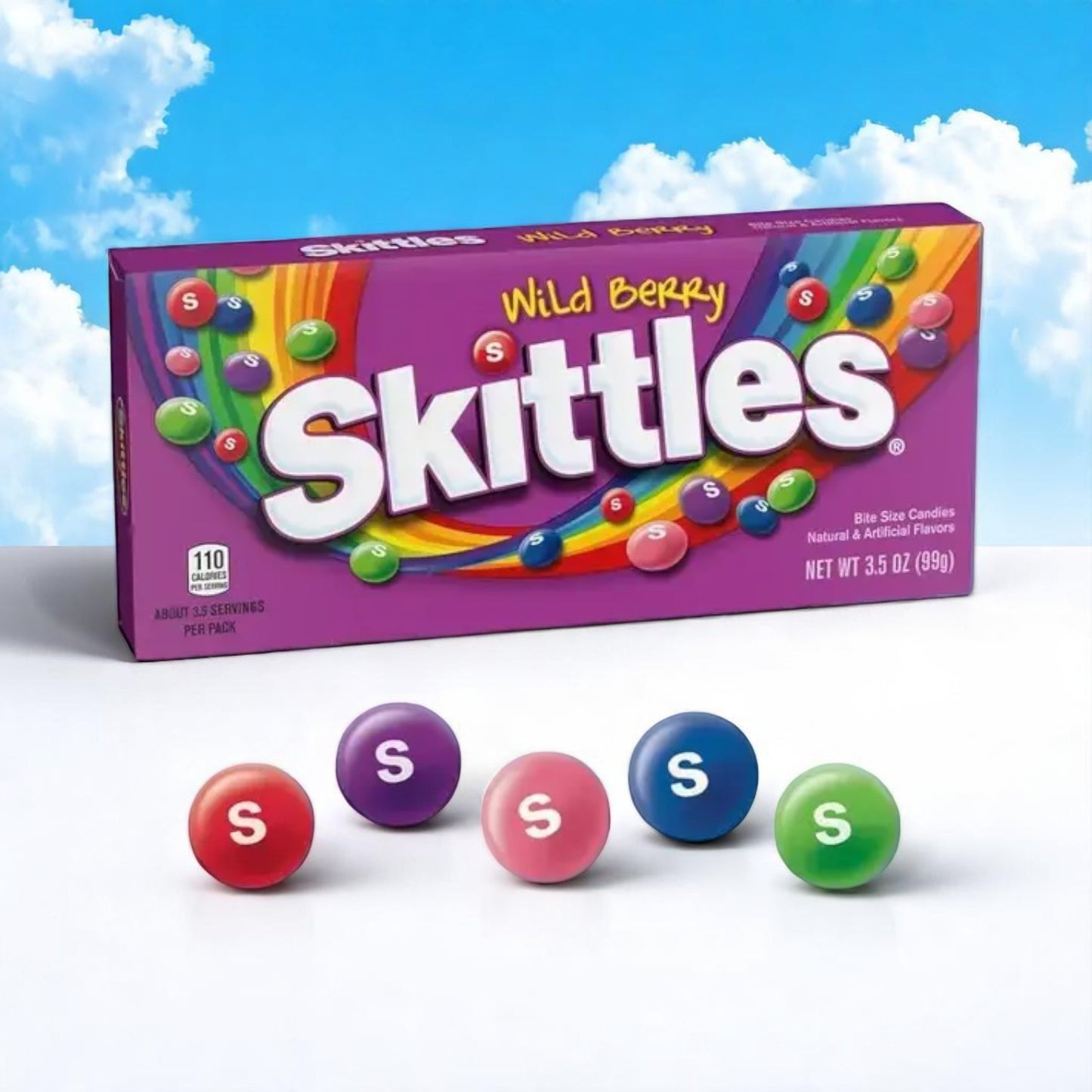 Skittles Wild Berry - 3.5oz 🍇🍓🍊🍒