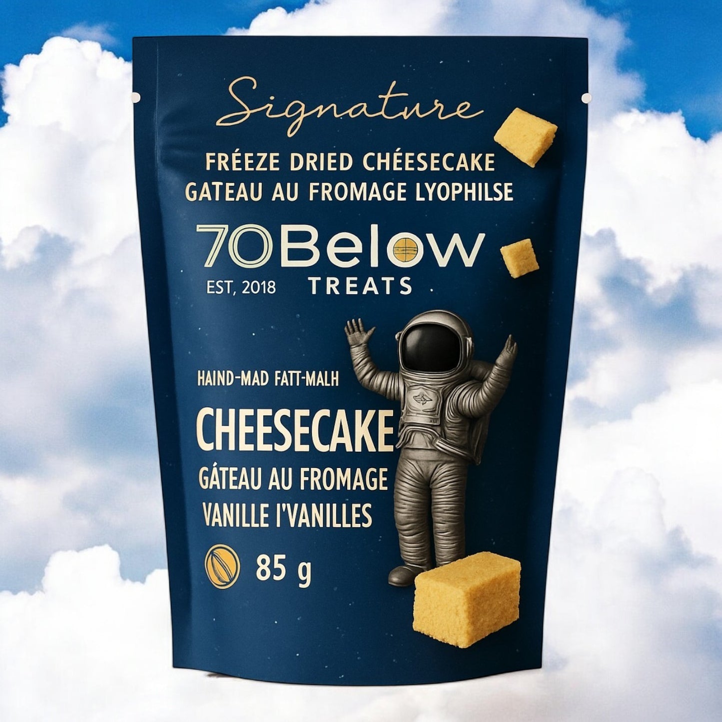 70 Below Treats - Gâteau au Fromage Vanille Lyophilisé 115g 🍰