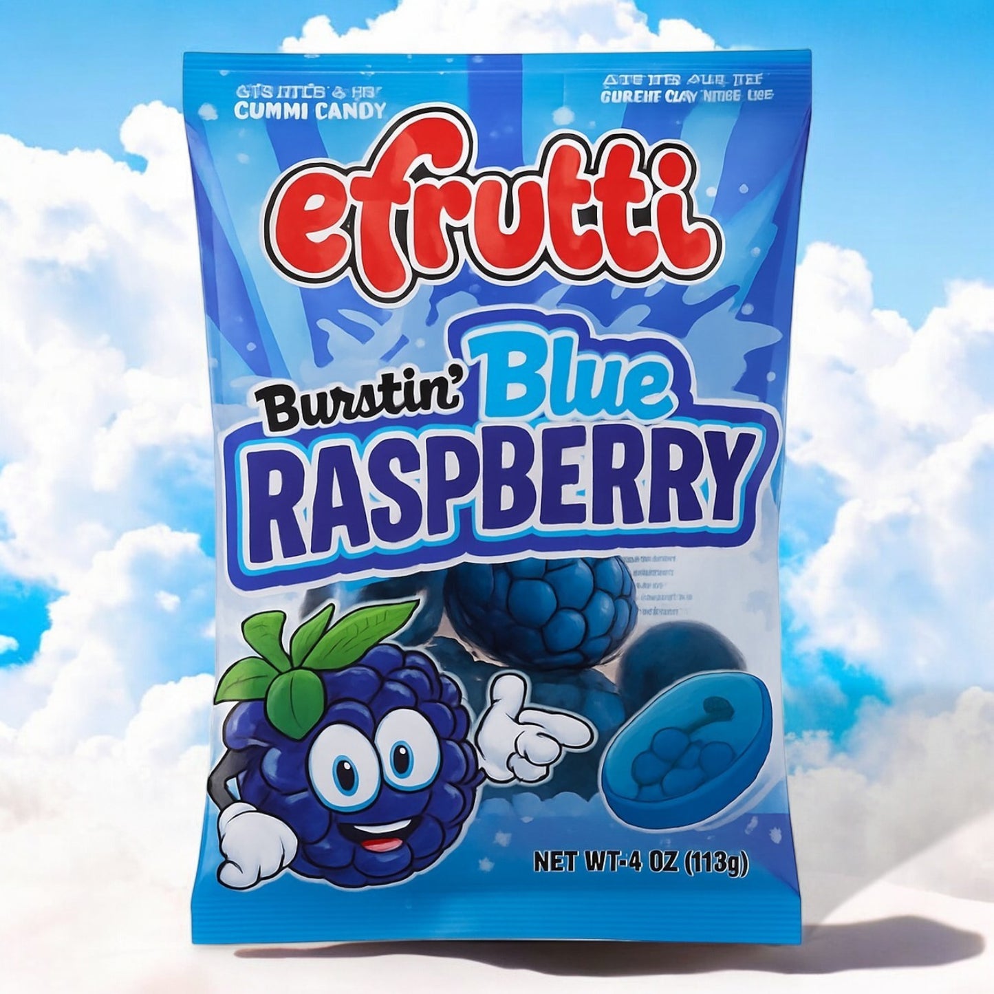 E-Frutti Burstin Blue Raspberry Peg Bag 2.6oz