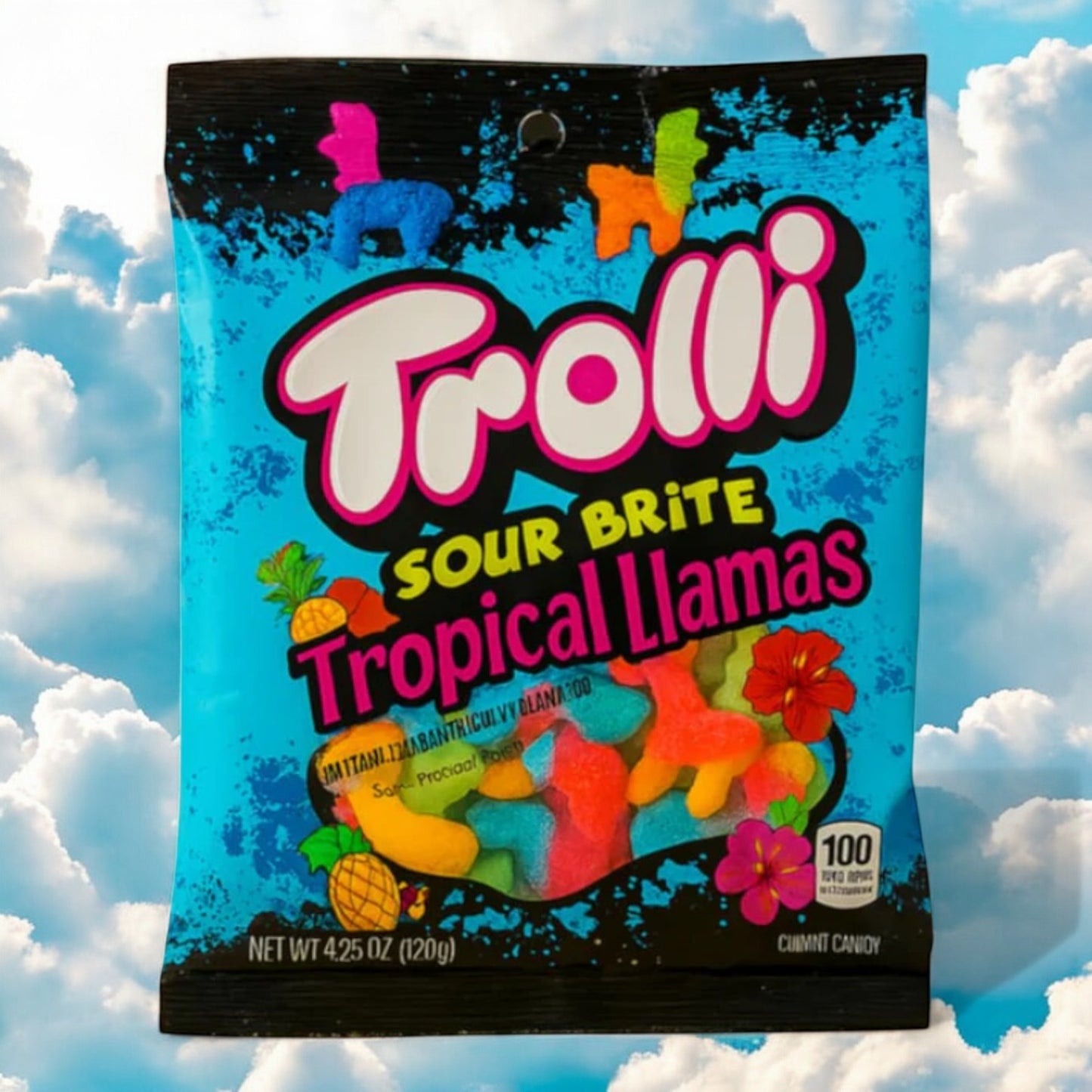 Ferrara Trolli - Sour Brite Tropical Llamas 120g 🦙🌴