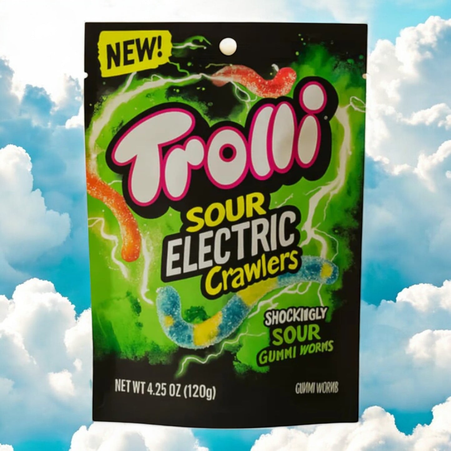 Ferrara Trolli - Sour Electric Crawlers 120g ⚡🐍