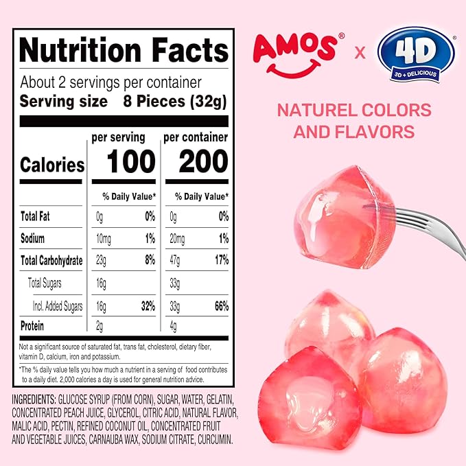 Amos 4D- Peach Burst (170g)