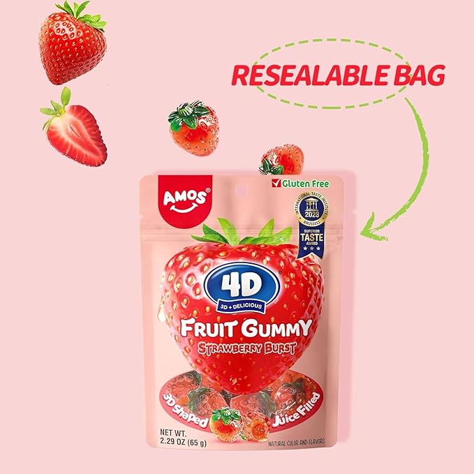 Amos 4D- Strawberry Burst (170g)