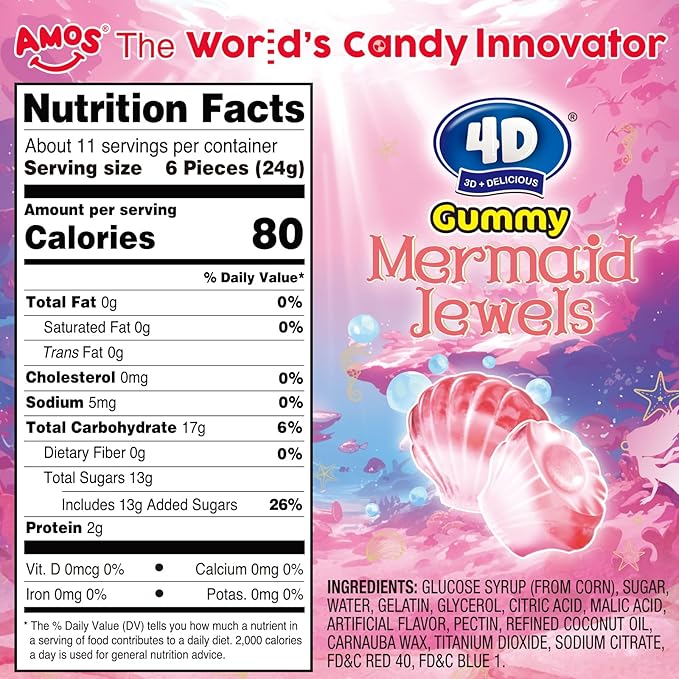 Amos 4D- Mermaid Jewels (170g)