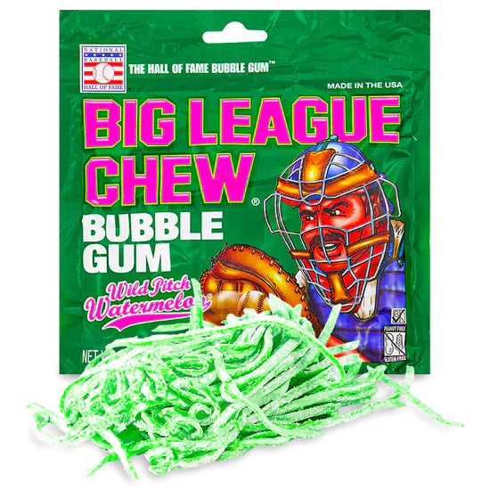 Ford Gum Big League Chew Bubble Gum - Melon d'Eau 🍉⚾
