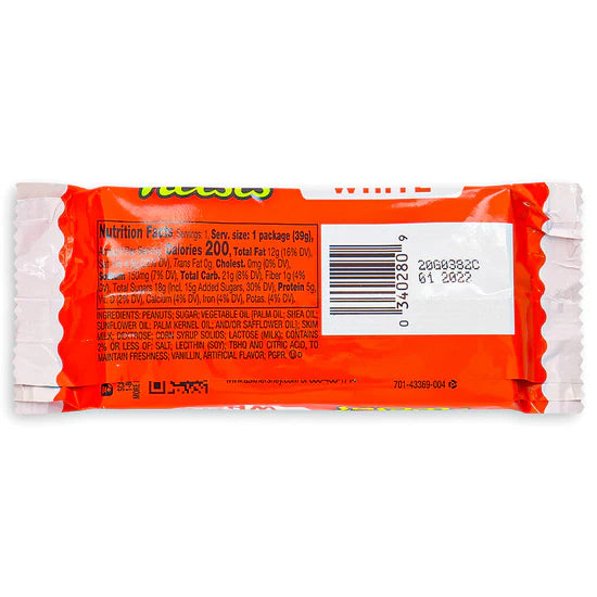 Reese's White Peanut Butter Cups 39g – L'ultime gourmandise au beurre de cacahuète ! 🥜🍫