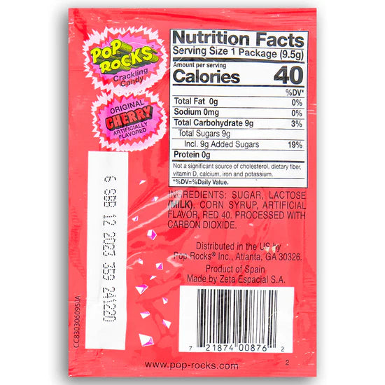 Pop Rocks â Saveur Cerise (0.33 oz) đđ„