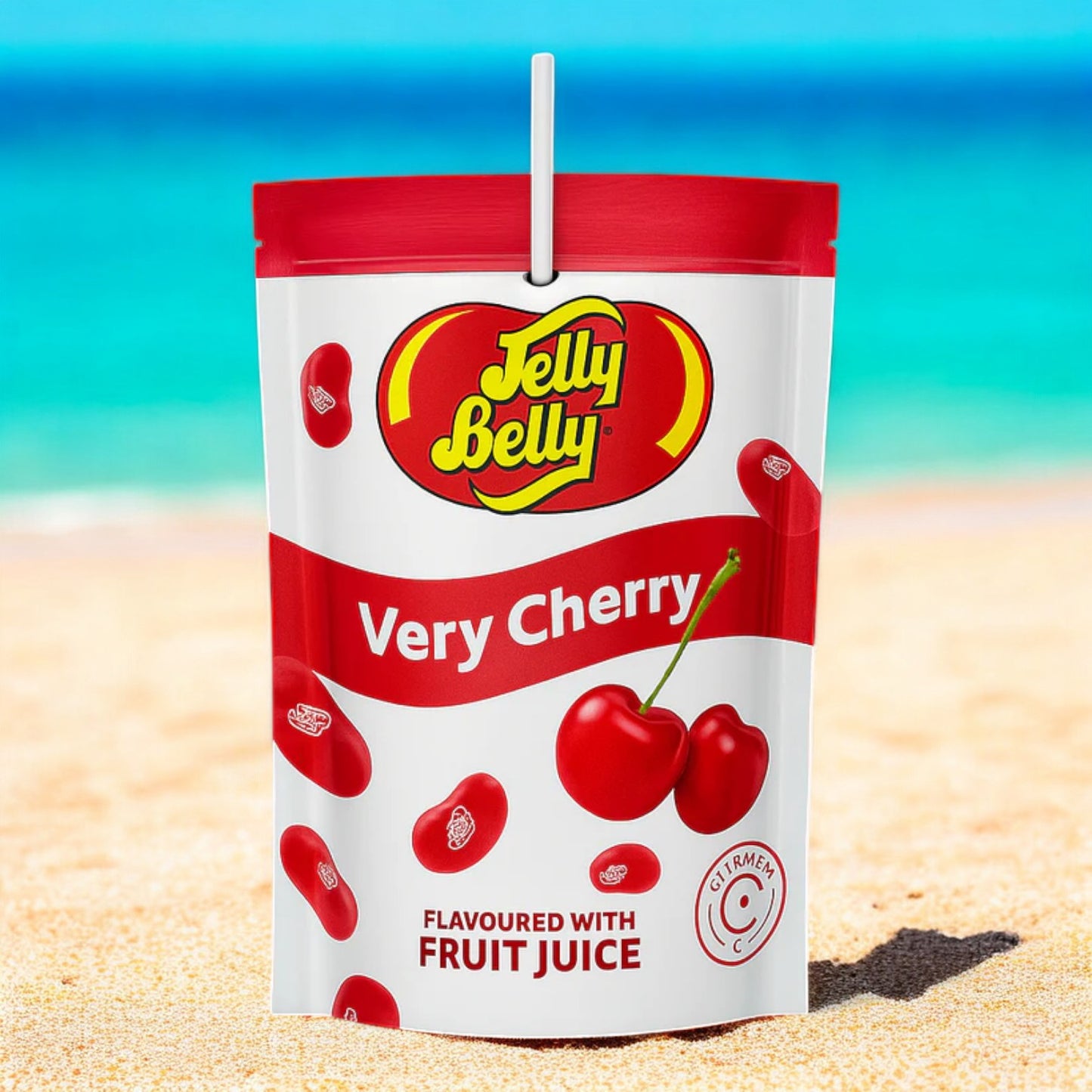 Jelly Belly Fruit Juice Pouch Very Cherry 200ml