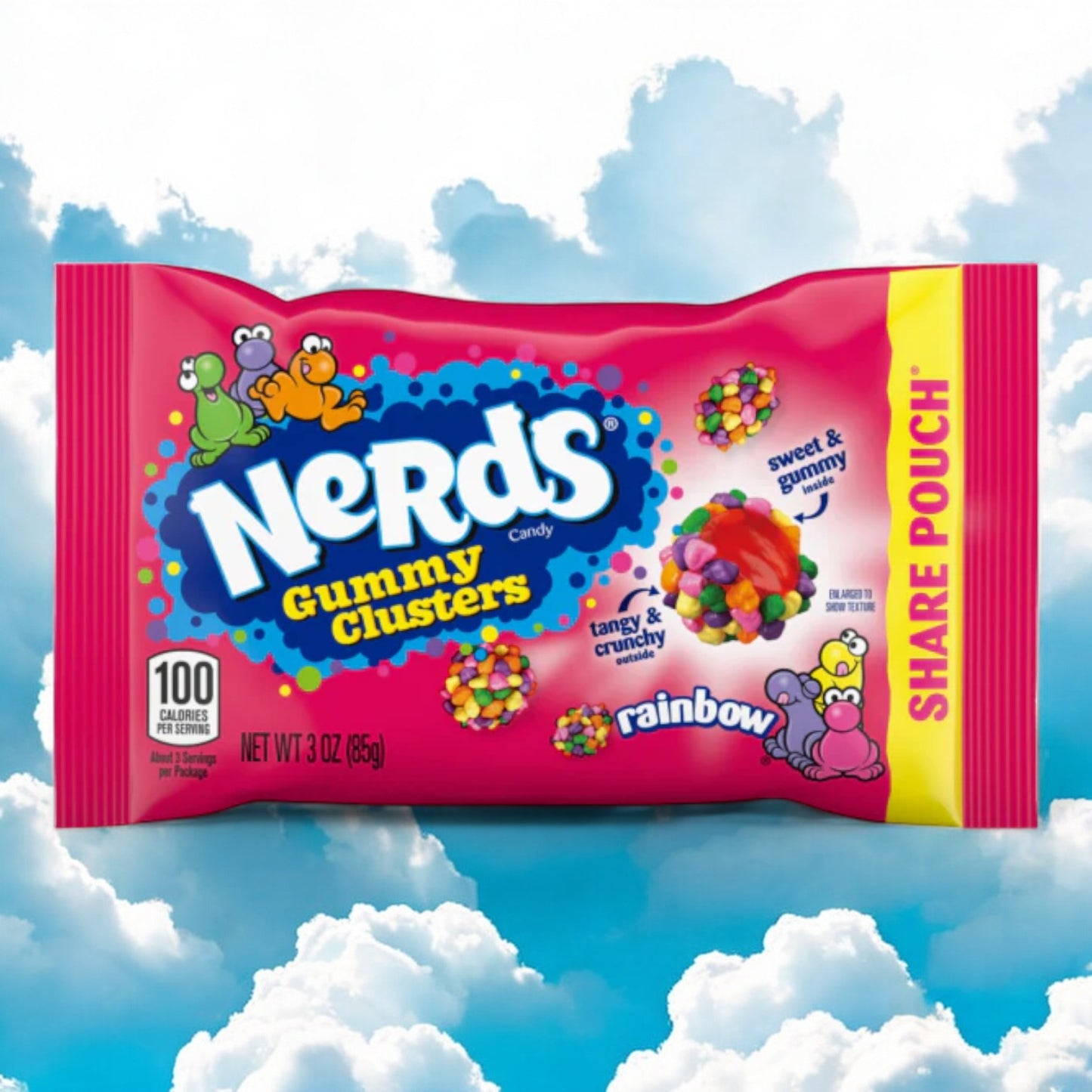 Ferrara Nerds Gummy rainbow Cluster - 3 oz