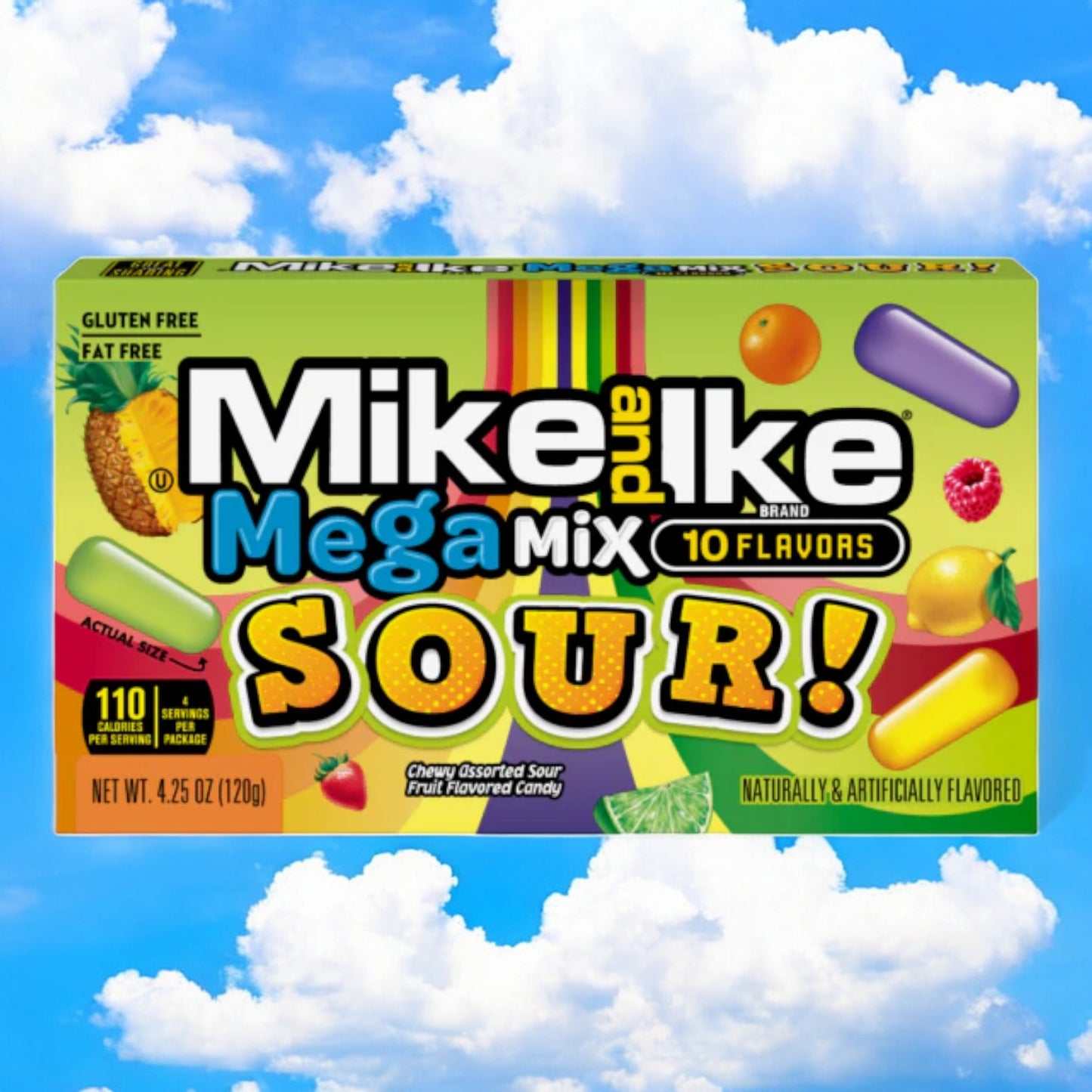 Just Born Mike and Ike Mega Mix Sour - 4.25oz đđ