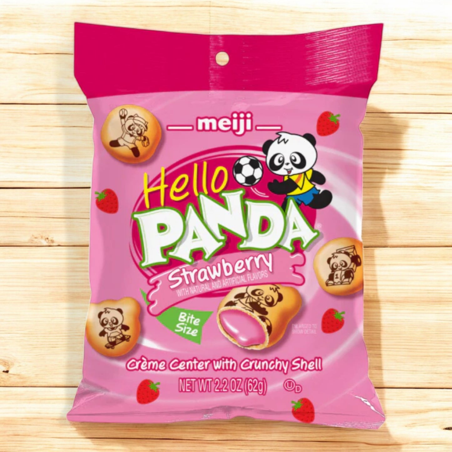 Meiji Hello Panda Strawberry (2.2oz) 🍪🍓
