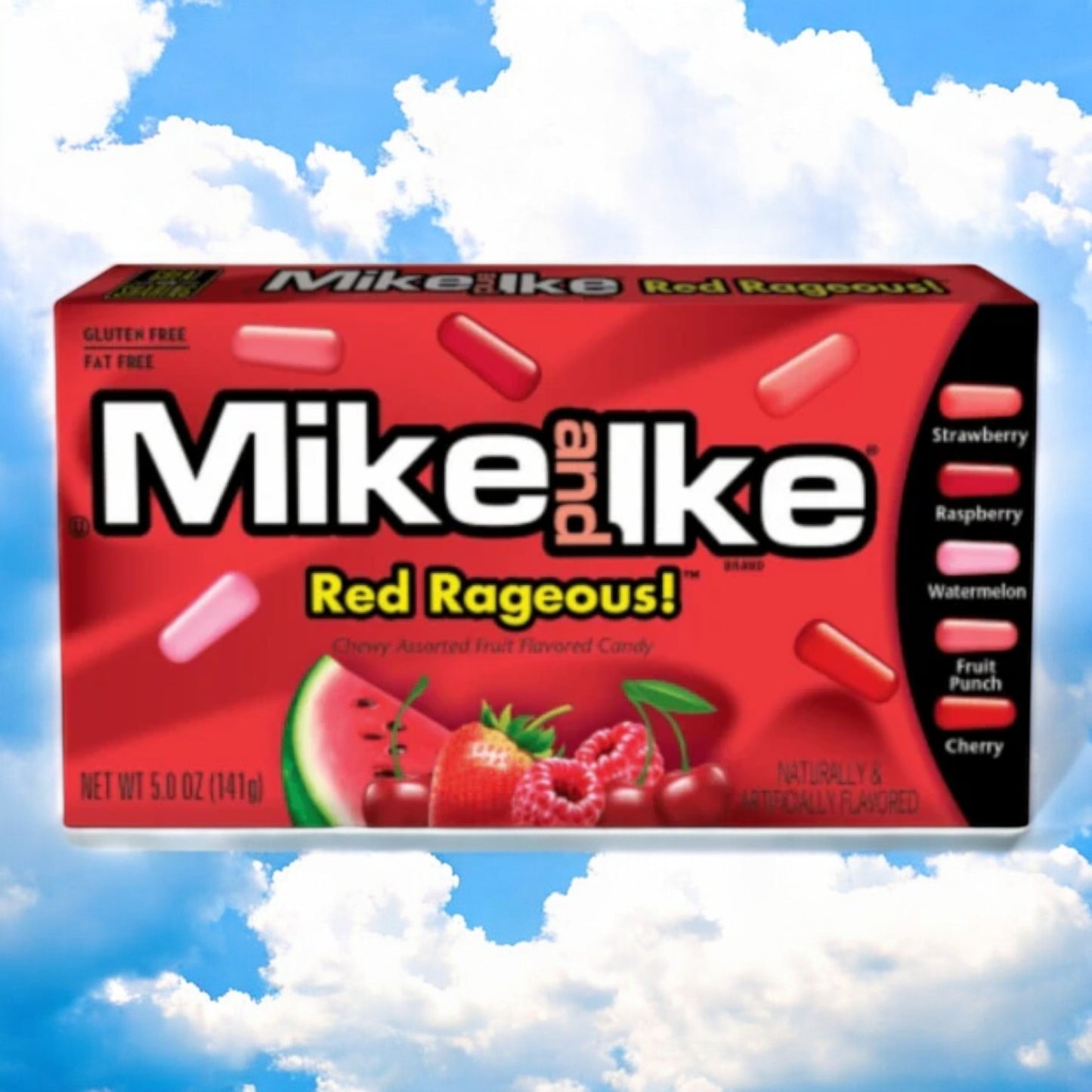 Just Born Mike and Ike Red Rageous🍇🍓 - 4.25oz