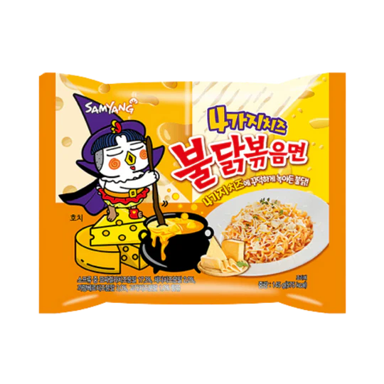 Samyang Buldak Ramen (140g) - Hot Chicken QUATTRO CHEESE Ramen