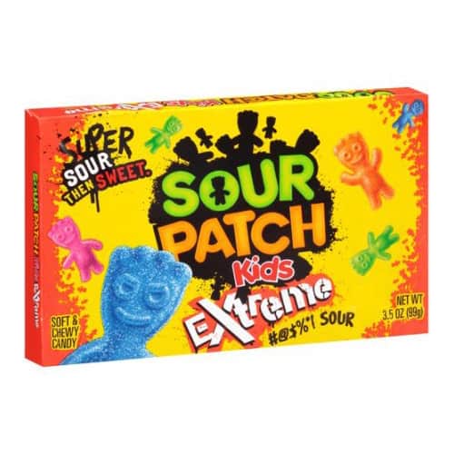 Sour Patch Kids Extreme - 3.5oz Theatre Box 🍋🍉🍊🍓
