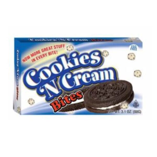 Taste Of Nature Cookies ‘N Cream Cookie Dough Bites Theater Box (3.1oz) 🍪🍦