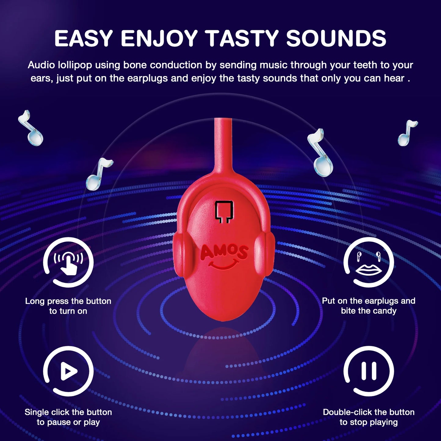 Sons Savoureux – Sucette Fraise avec Musique Hip-Hop 🎶🍓