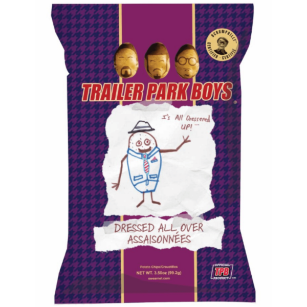 Trailer Park Boys Potato Chips Dressed All Over 3.5oz 🥔🔥
