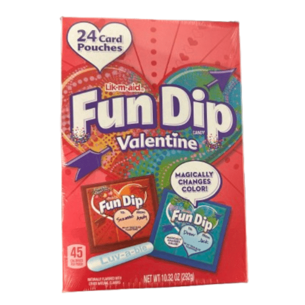 Fun Dip Twenty Four Card Pouches Valentine 0.32oz đđ