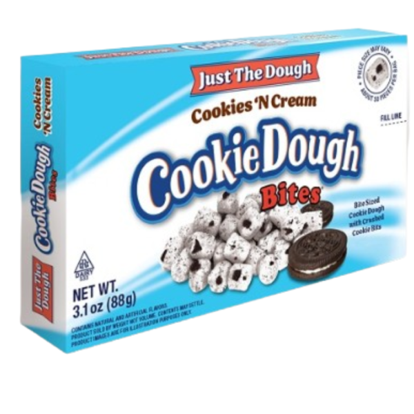 Taste Of Nature Just Dough Cookies & Cream Cookie Dough Bites Theater Box (3.1oz) 🍪🍦