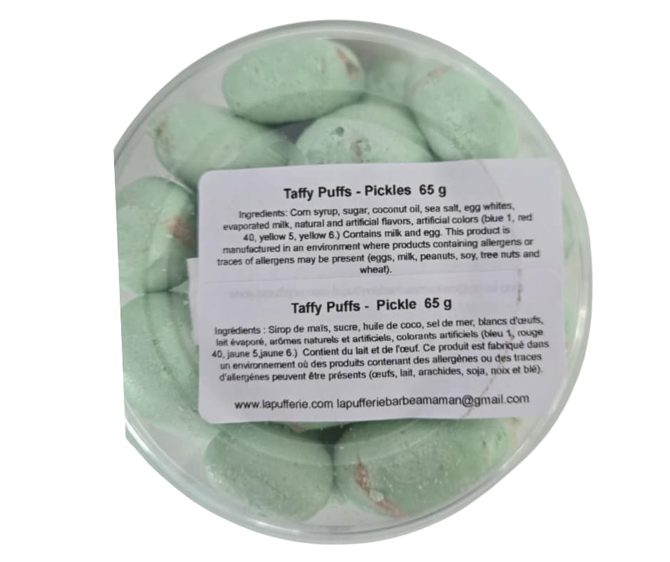 La Pufferie - Taffy au Cornichon Lyophilisé – 65g