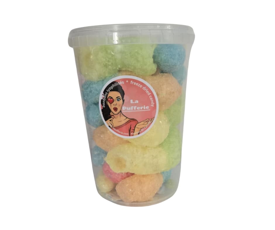 La Pufferie - Jujubes Ver de Terre Lyophilisés – 60g