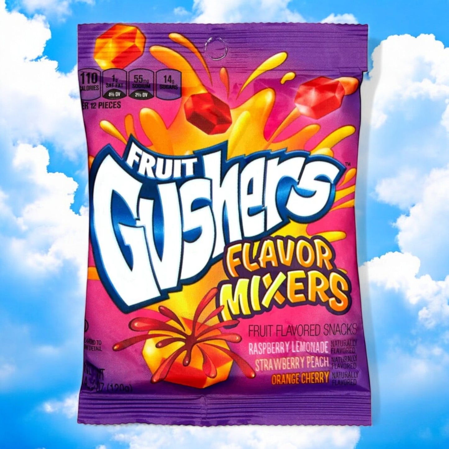 Gushers Fruit Flavor Mixers – 136g 🍓🍊🍇