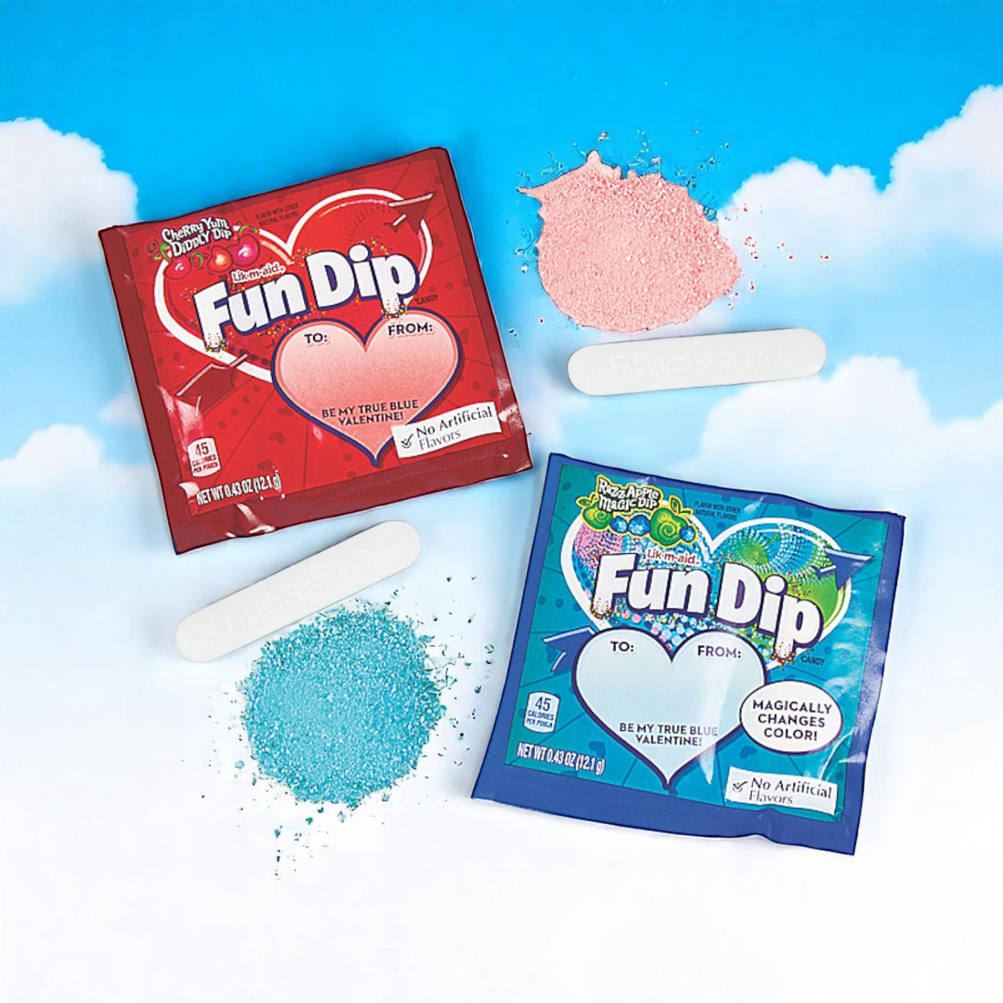 Fun Dip Twenty Four Card Pouches Valentine 0.32oz đđ