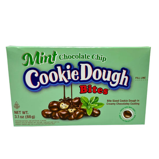 Taste Of Nature Mint Chocolate Chip Cookie Dough Bites Theater Box (3.1oz) 🍫🌿