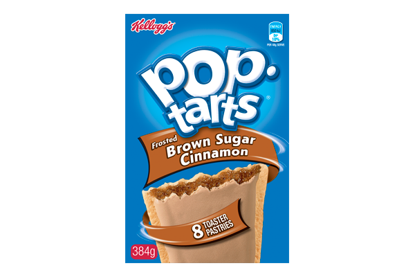Kellogg’s Pop-Tarts Frosted Brown Sugar Cinnamon- À l'Unité (Paquet de 2 Pâtisseries) 🍞🍩