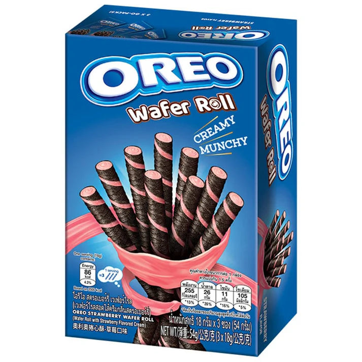 Oreo Strawberry Wafer Roll – 54g 🇻🇳🍓
