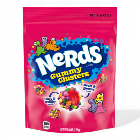 Ferrara Nerds Gummy Clusters Rainbow Resealable Bag - 8oz 🌈🍬