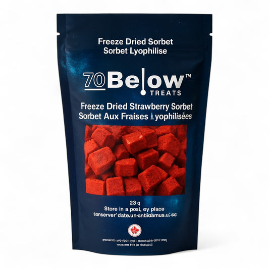70 Below Treats - Sorbet aux Fraises Lyophilisés 115g 🍓