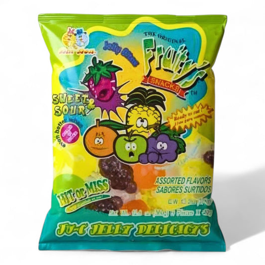 Fruity's - DinDon Ju-C Jelly Fruits Sweet & Sour 🍇🍊🍉