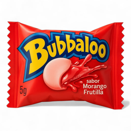 Adams Bubbaloo Fresa (Fraise) - Mexicain  - A L'UNITÉ