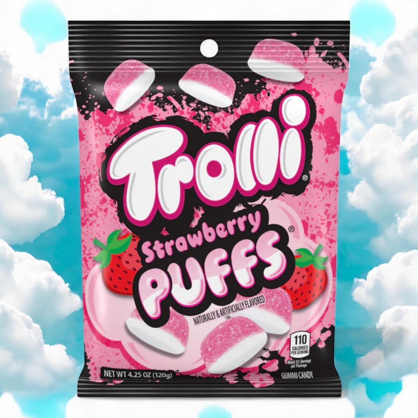 Ferrara Trolli - Strawberry Puffs 80g 🍓