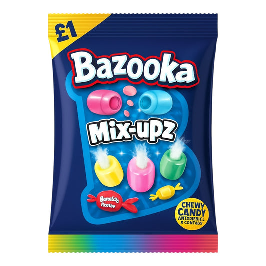 Bazooka Mix Upz Price Marked British 120g