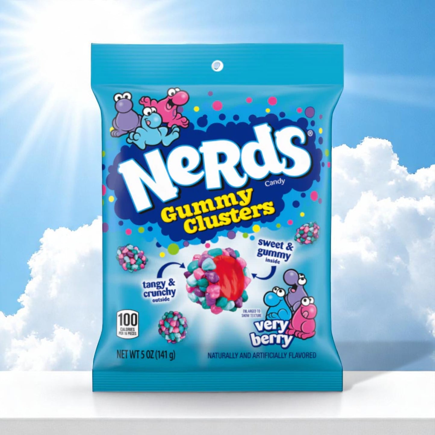 Ferrara Nerds Gummy Verry Berry Clusters - 5oz 🍬