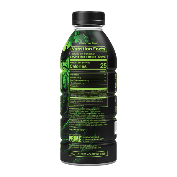 Prime - Boisson d'Hydratation - Saveur Glowberry (NOUVEAU) 500ml
