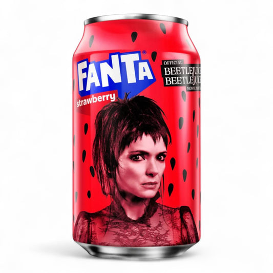 Fanta Beetlejuice Fraise - Édition Limitée 355ml
