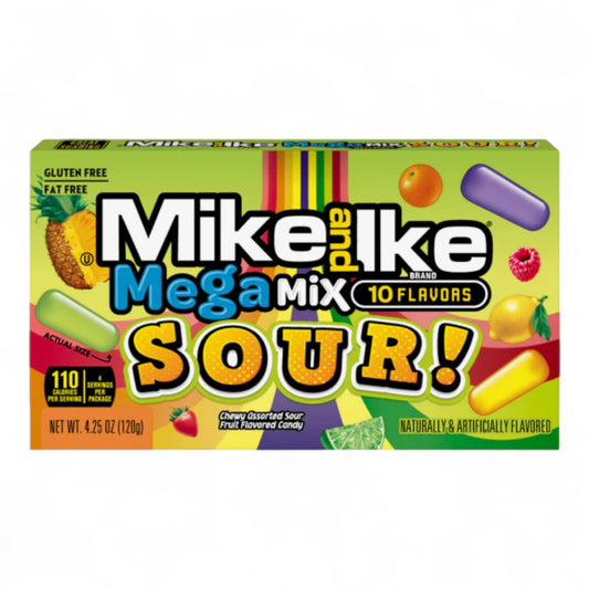 Just Born Mike and Ike Mega Mix Sour - 4.25oz 🍉🍍