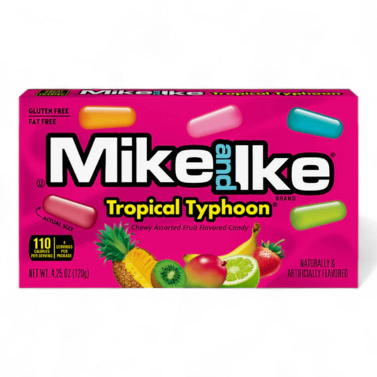 Just Born Mike and Ike Tropical Typhoon   - 4.25oz 🌴🍍🍓