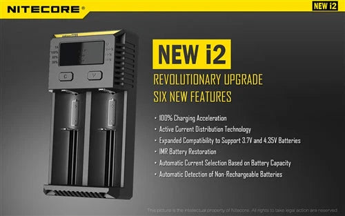 Chargeur intelligent Nitecore i2