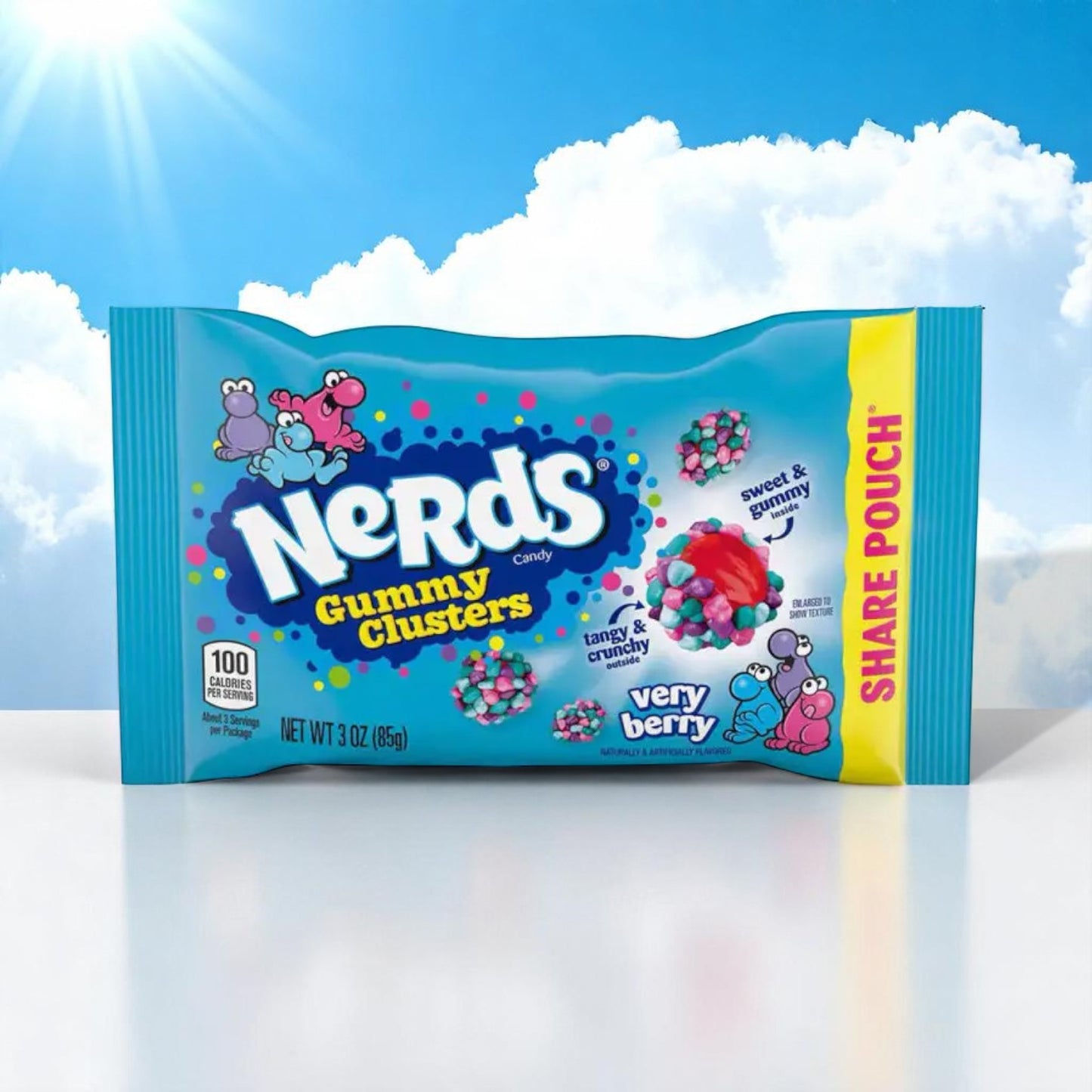 Ferrara Nerds Gummy Verry Berry  Cluster -  3oz