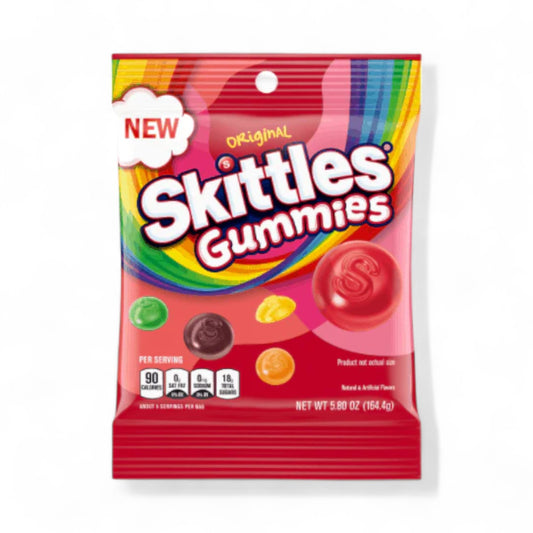 Skittles Gummies Original Peg Bag 🍬🌈 5.8 oz
