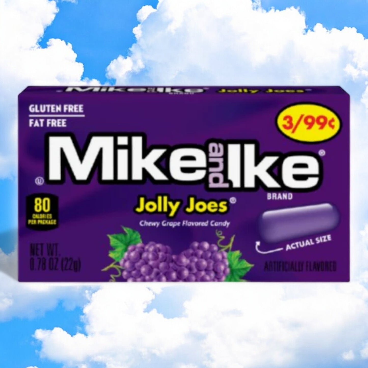 Just Born Mike and Ike Jolly Joes Pre Priced 0.78oz 🍭