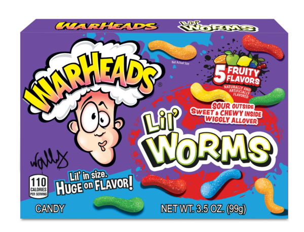 Warheads Lil Worms TB 3.5oz 🐍🍋🍒