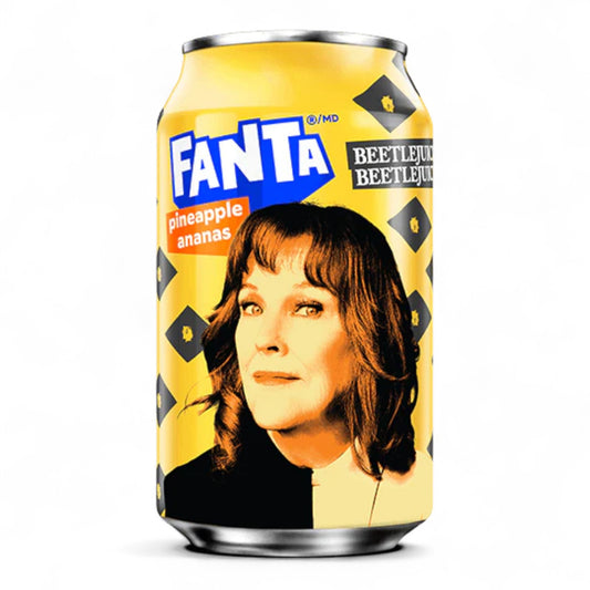 Fanta Beetlejuice Pineapple x Delia - Édition Limitée 355ml