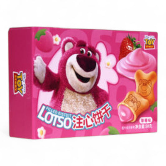BinQi Disney Toy Story Milky Lotso Biscuit Fraise 50g – China - Un délice inspiré de l'univers Disney ! 🍪🍫 (Copie)