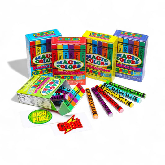 Magic Colours Bubble Gum Crayons 🖍️🍬