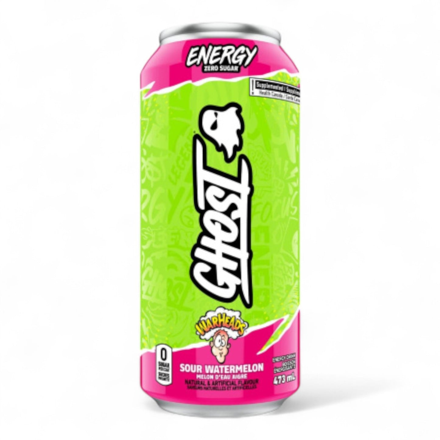 GHOST Energy Drink - Warheads Sour Watermelon 473ml